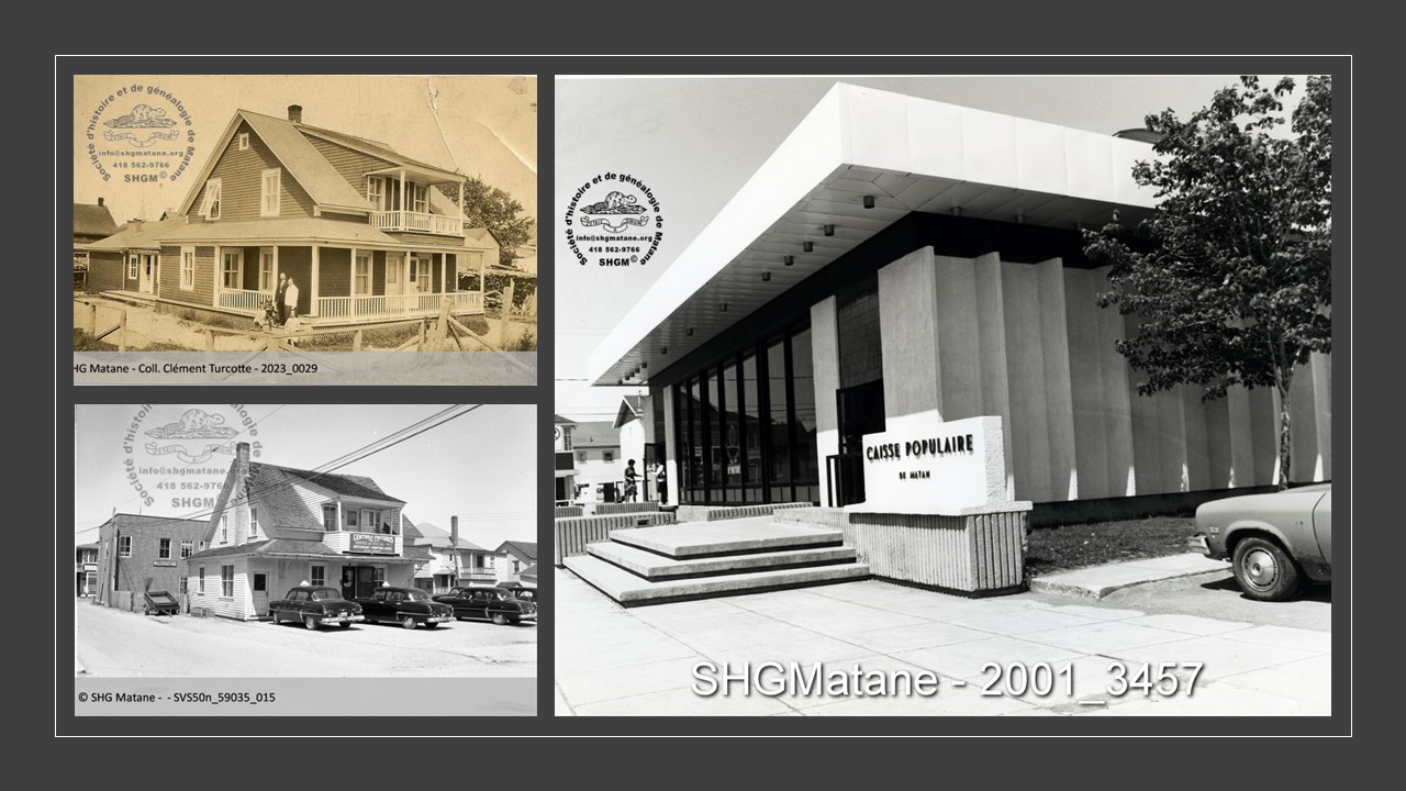 Angle des rues Soucy et Bon-Pasteur Anciens édifices présents dans ce secteur