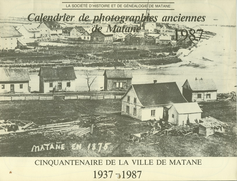 Calendrier 1987 Calendrier SHGM 1987