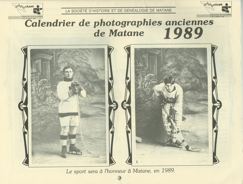 Calendrier 1989 Calendrier SHGM 1989