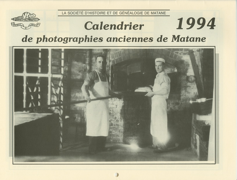Calendrier 1994 Calendrier SHGM 1994