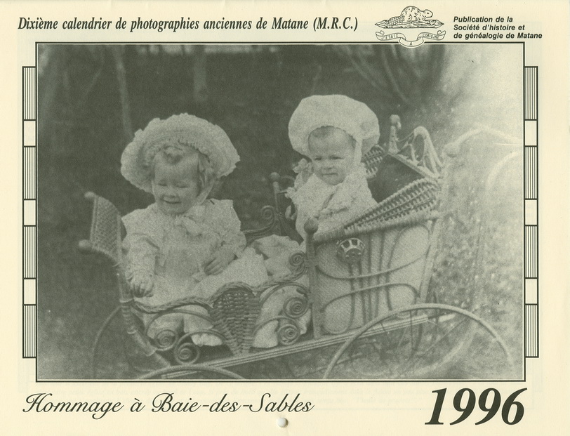 SHGM - 1996 Calendrier SHGM - 1996