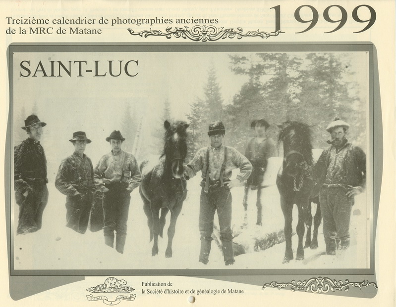 SHGM - 1999 Calendrier SHGM - 1999