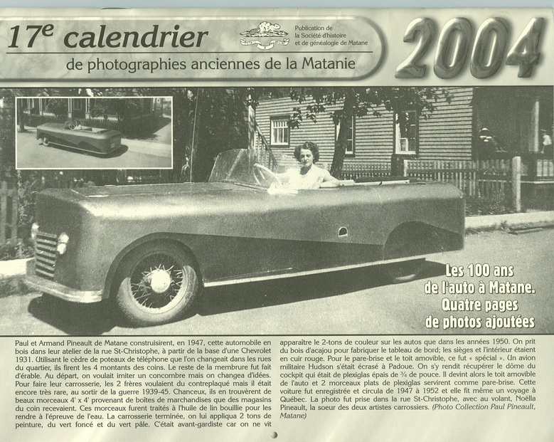 SHGM - 2004 Calendrier SHGM - 2004