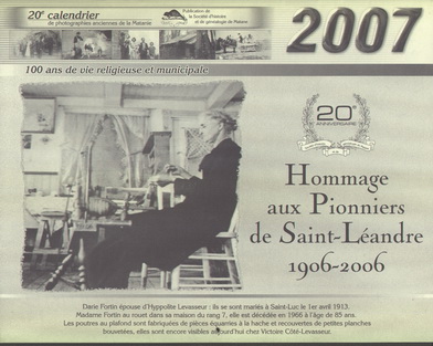 SHGM - 2007 Calendrier SHGM - 2007