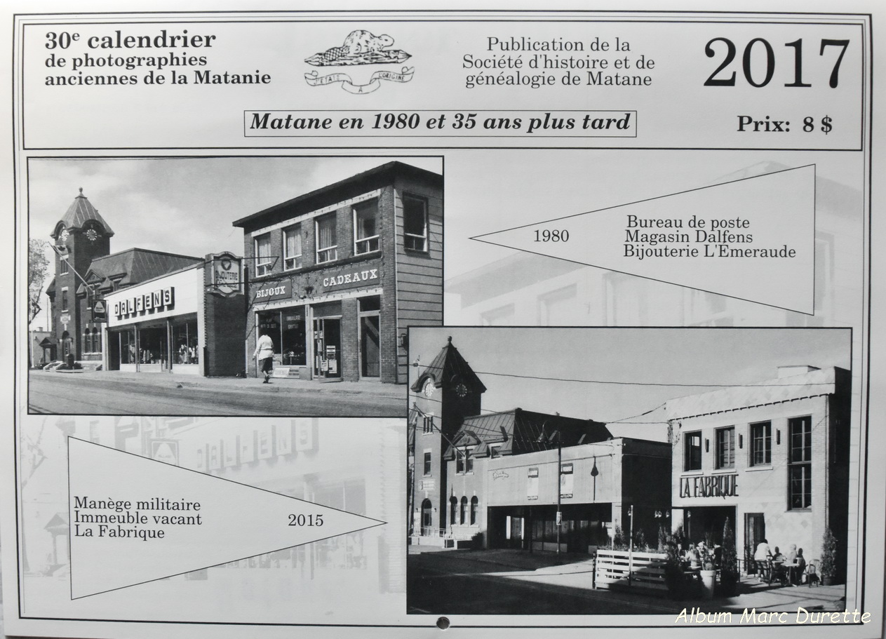 SHGM - 2017 Calendrier SHGM - 2017