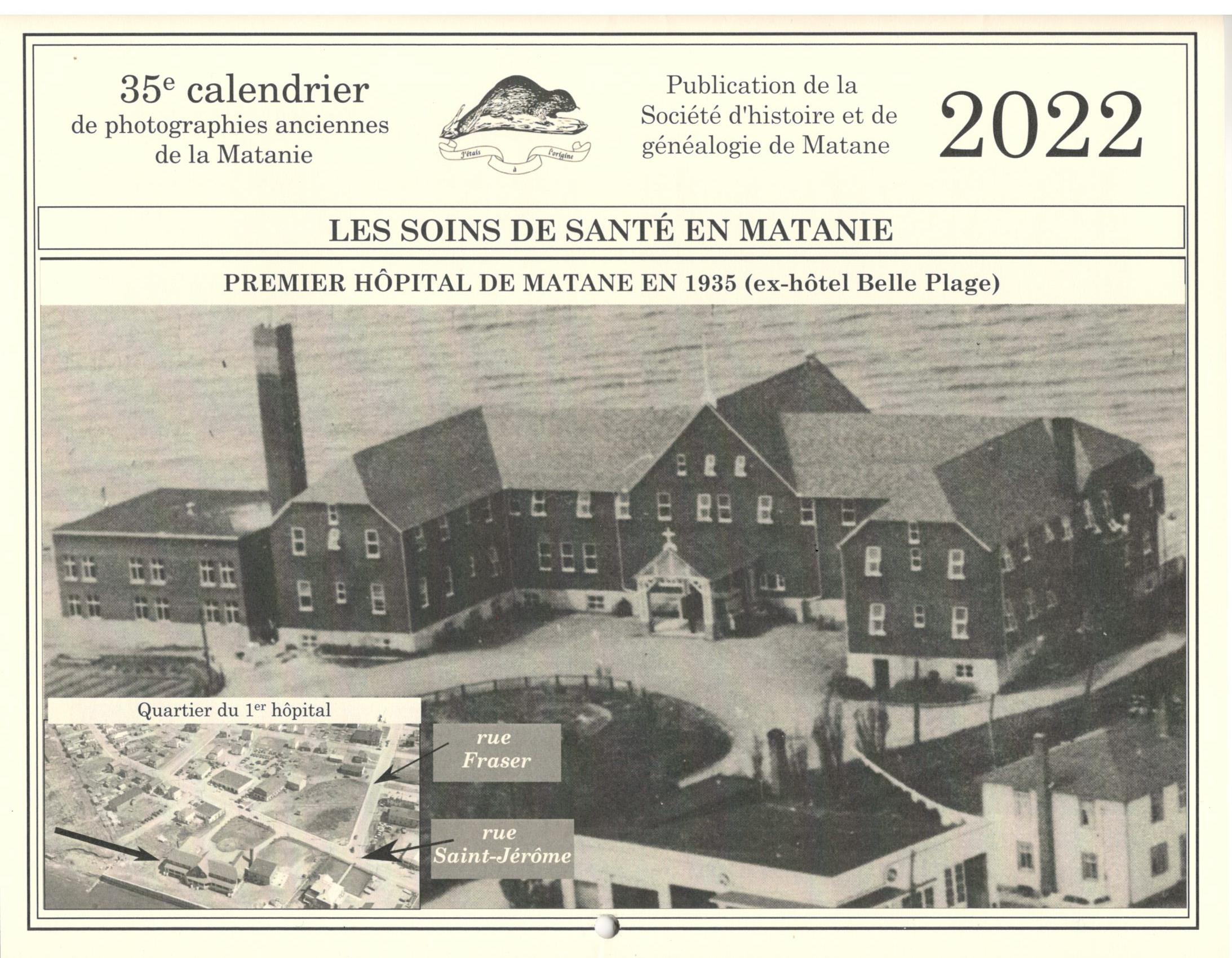 SHGM - 2022 Calendrier SHGM - 2022