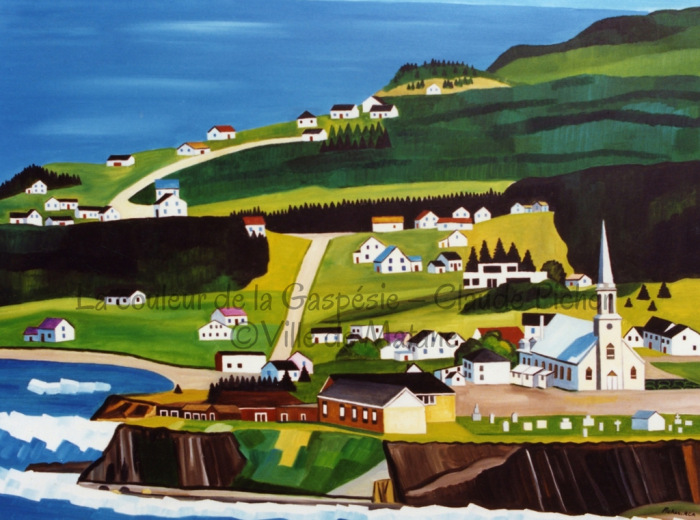 Grande-Vallée, Gaspésie Carte postale #02, Grande-Vallée, Gaspésie - 1990