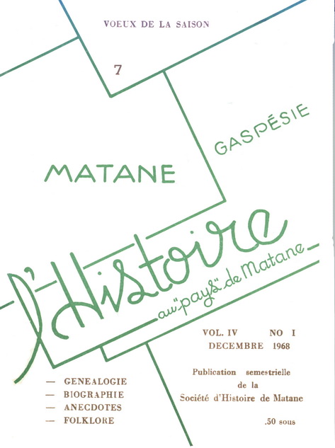 Numéro 7 Revue SHGM