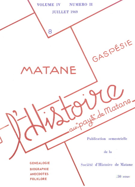 Numéro 8 Revue SHGM