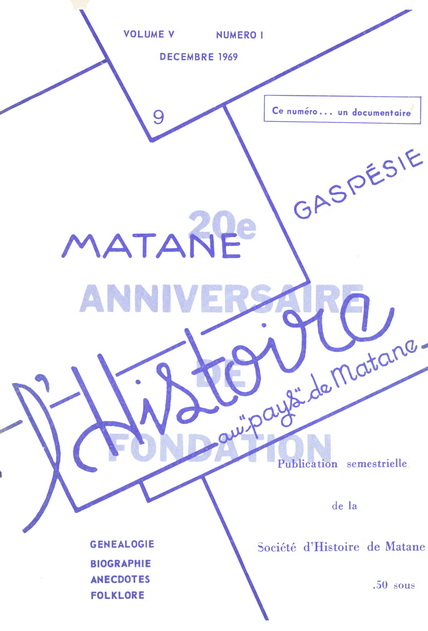 Numéro 9 Revue SHGM