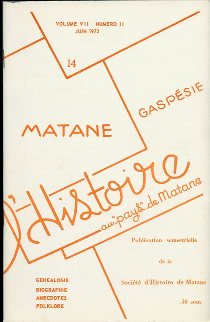 Numéro 14 Revue SHGM