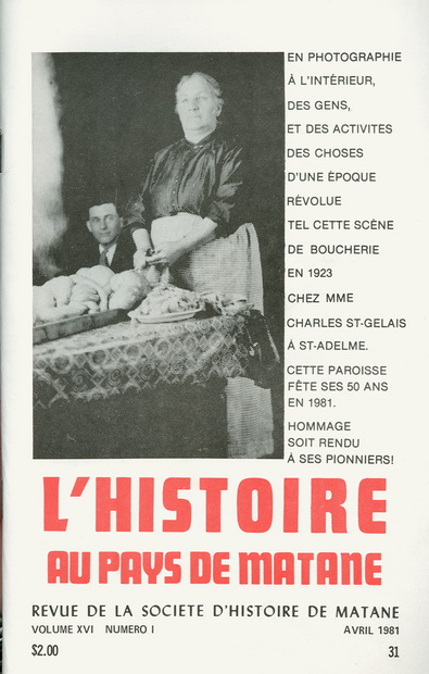 Numéro 31 Revue SHGM