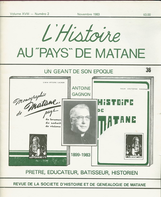 Numéro 36 Revue SHGM