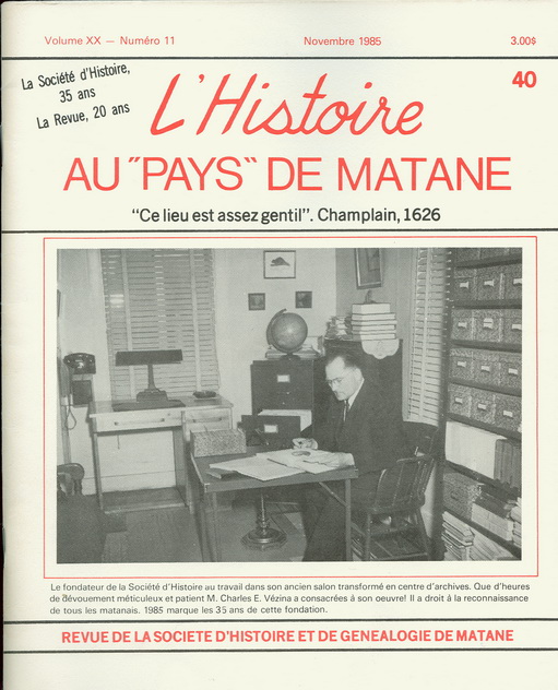 Numéro 40  Revue SHGM