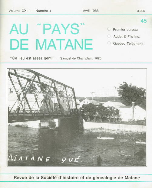 Numéro 45  Revue SHGM