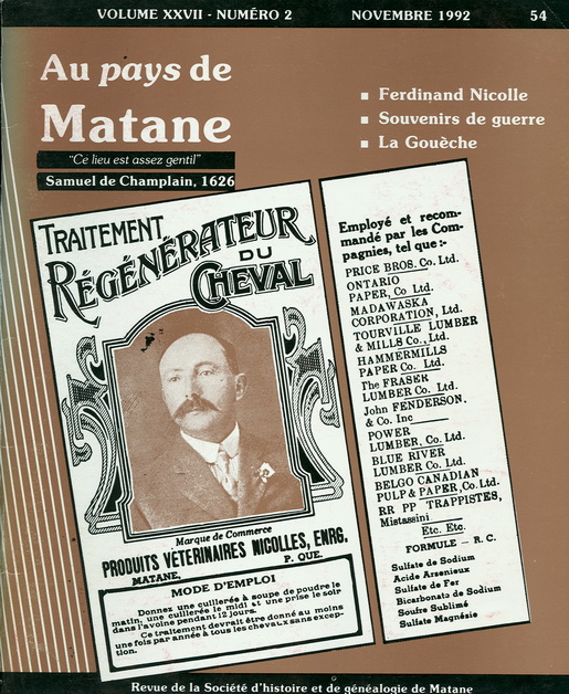 Numéro 54 Revue SHGM