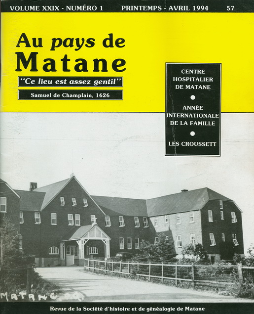 Numéro 57  Revue SHGM