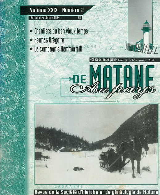 Numéro 58  Revue SHGM