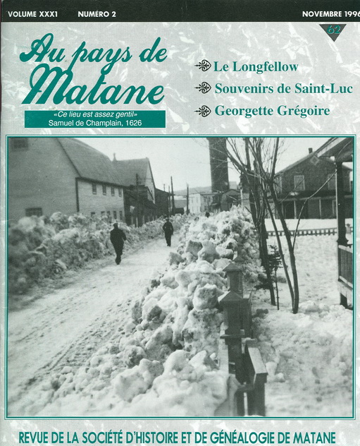 Numéro 62 Revue SHGM