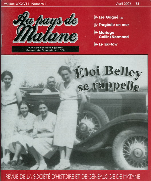 Numéro 73  Revue SHGM