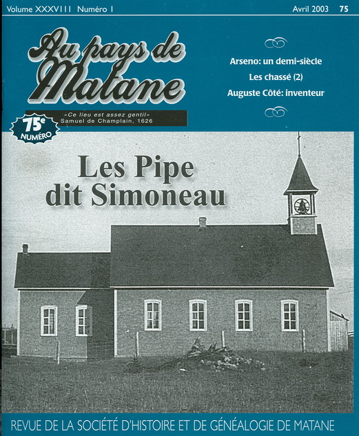 Numéro 75 Revue SHGM