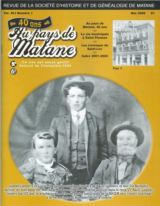 Numéro 81  Revue SHGM
