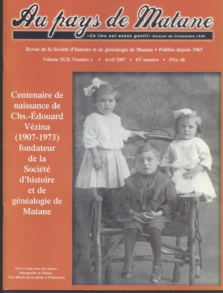 Numéro 83  Revue SHGM