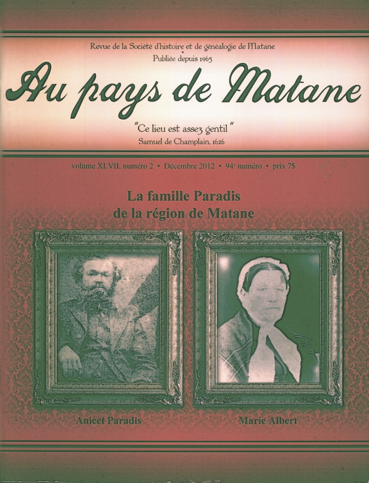 Numéro 94  Revue SHGM