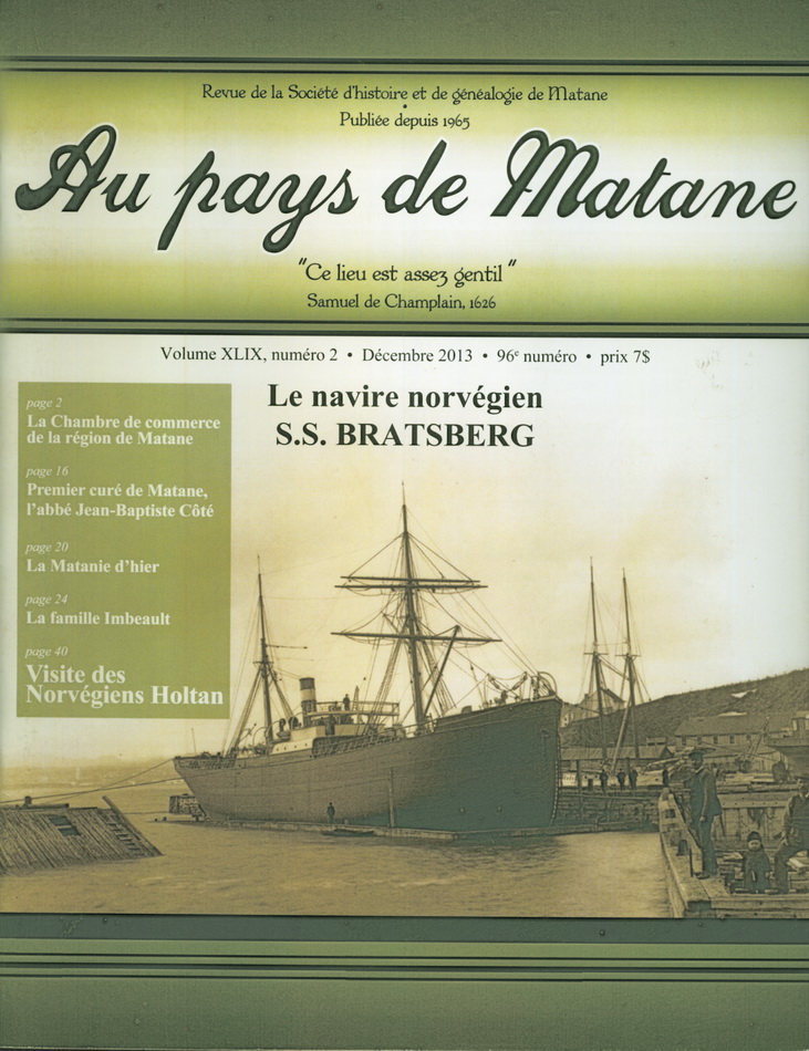 Numéro 96  Revue SHGM