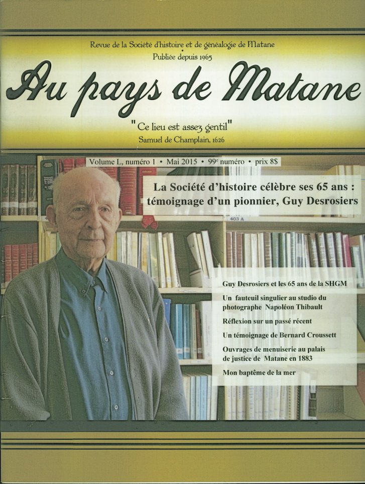 Numéro 99  Revue SHGM