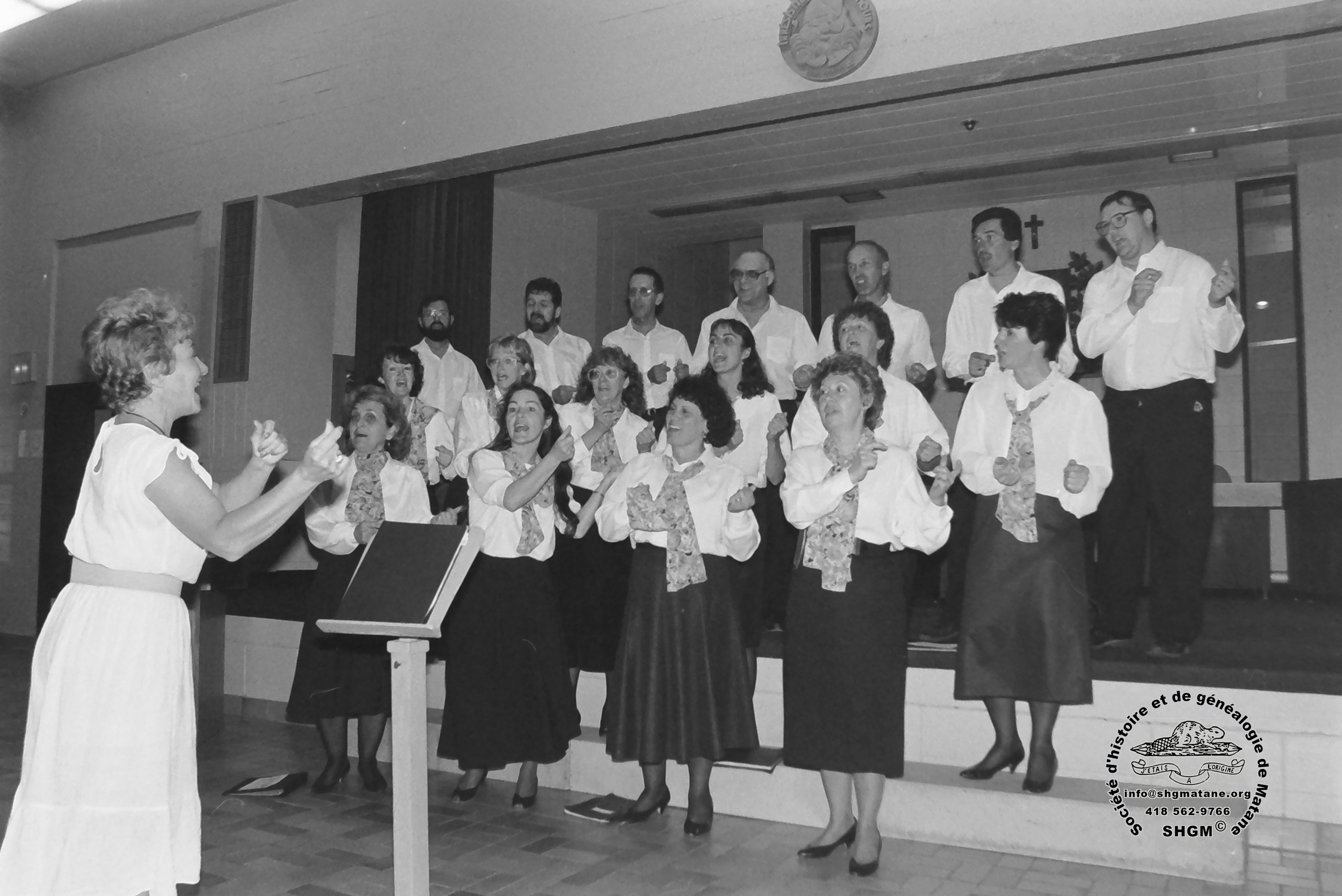 Chorale Joie et Soleil dirig&eacute;e par Jeannie Chailler. 