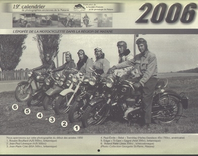 Calendrier SHGM - 2006