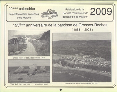 Calendrier SHGM - 2009